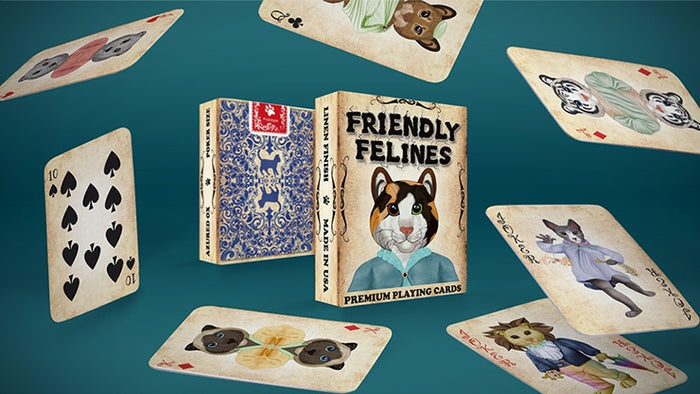 Friendly Feline Playing Cards by Playing Card Decks