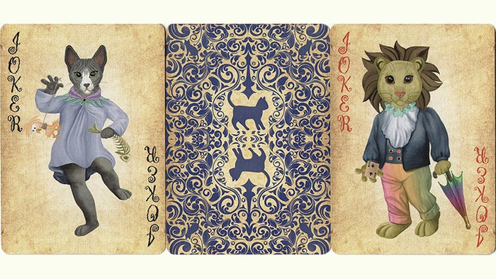 Friendly Feline Playing Cards by Playing Card Decks