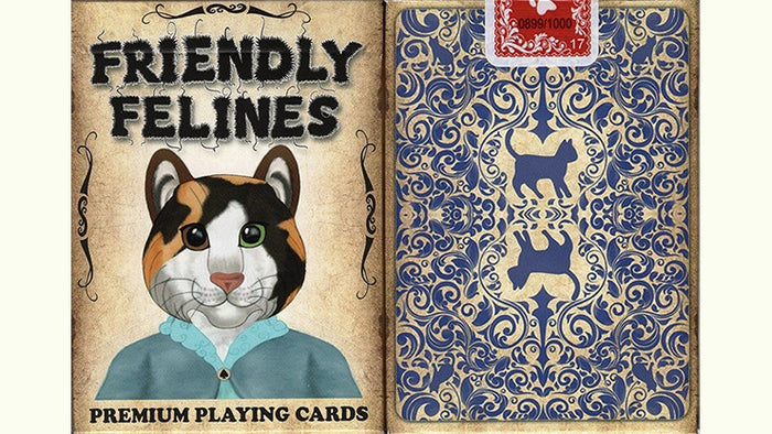 Friendly Feline Playing Cards by Playing Card Decks