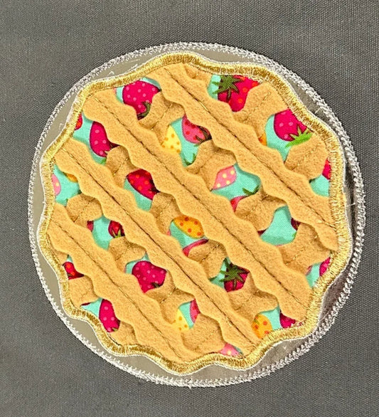 Fruity Pie (Downloadable Machine Embroidery Pattern)