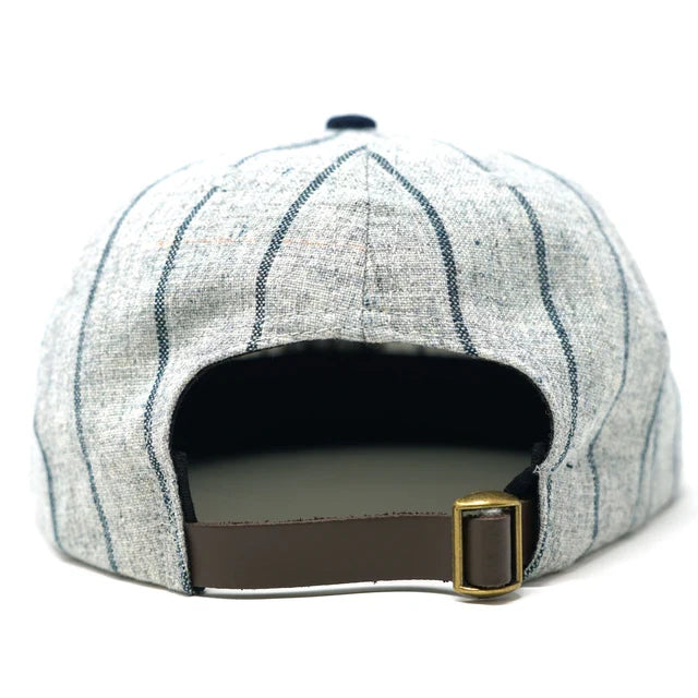 Fuben Pin Stripe Hat - Grey/Navy