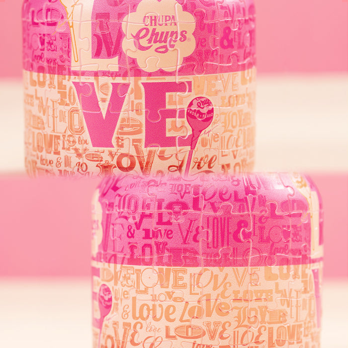 PieceRelax | Unwrap love with PieceRelax! This 96-piece jar puzzle features vibrant Chupa Chups designs and an innovative glue-free assembly. Packed in a charming reusable jar, it’s a perfect gift for spreading sweetness and love. With PieceRelax, you’ll always get there!