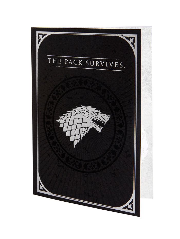 Game of Thrones: Direwolf Signature Pop-Up Card