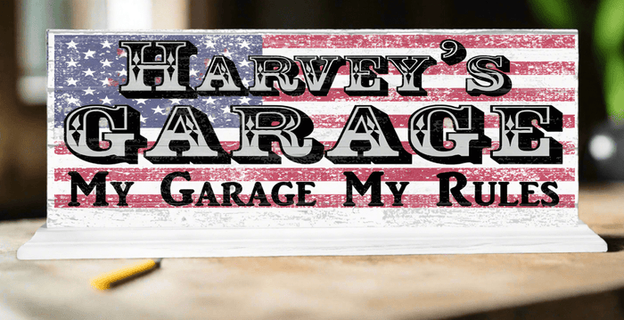 Custom Garage Man Cave Sign Gift