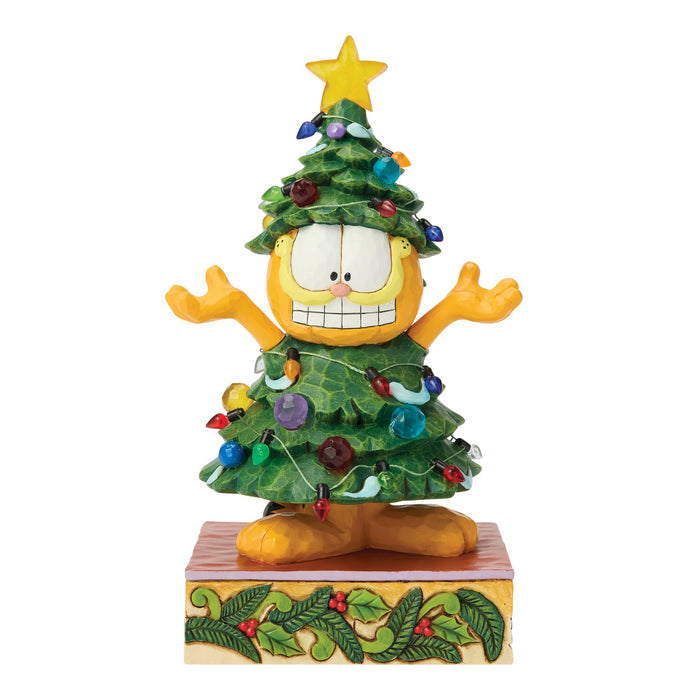 Garfield by Jim Shore | Garfield LED Dressed Christmas | Figurine