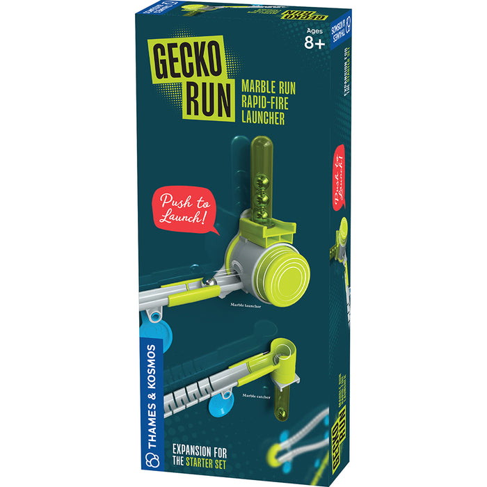 Gecko Run: Marble Run Rapid-Fire Launcher Expansion Pack Marble Runs Thames & Kosmos