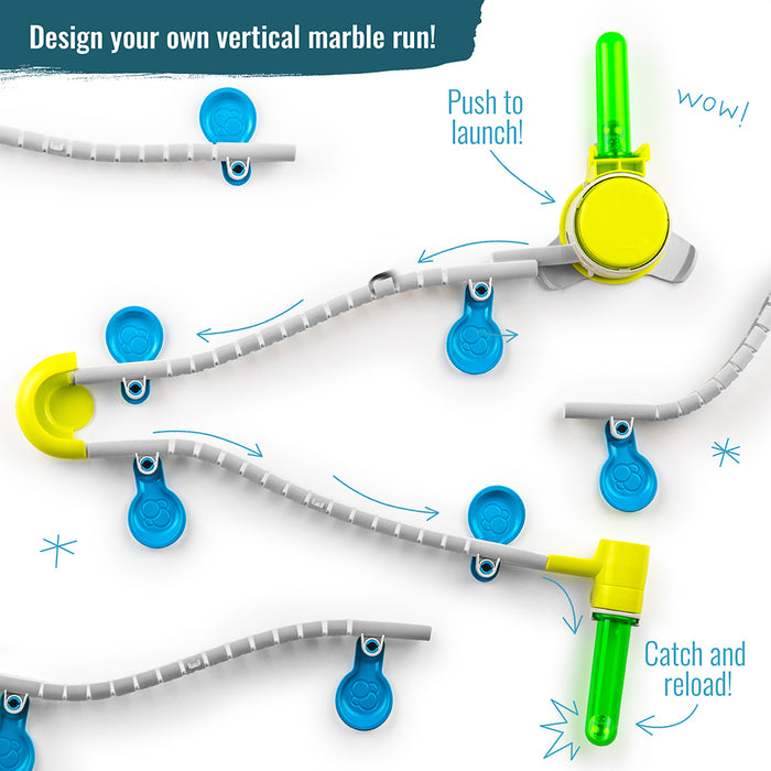 Gecko Run: Marble Run Rapid-Fire Launcher Expansion Pack Marble Runs Thames & Kosmos