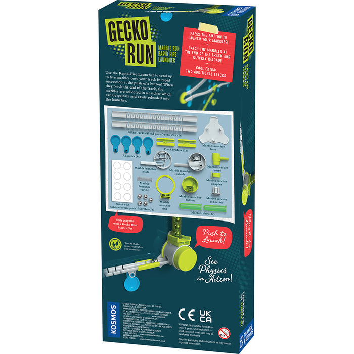 Gecko Run: Marble Run Rapid-Fire Launcher Expansion Pack Marble Runs Thames & Kosmos