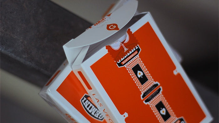 Gemini Casino Orange Playing Cards by Gemini