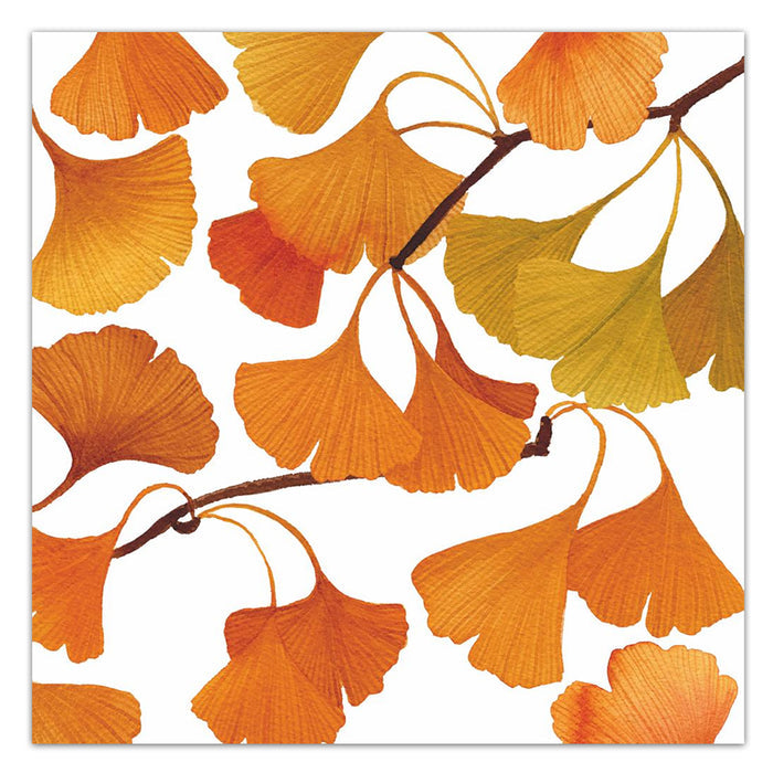 Ginko Fall Paper Luncheon Napkins