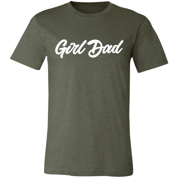 Girl Dad graphic t-shirt in Heather Military Green