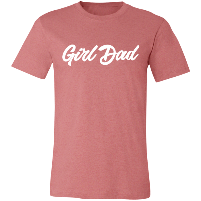 Girl Dad graphic t-shirt in Heather Mauve