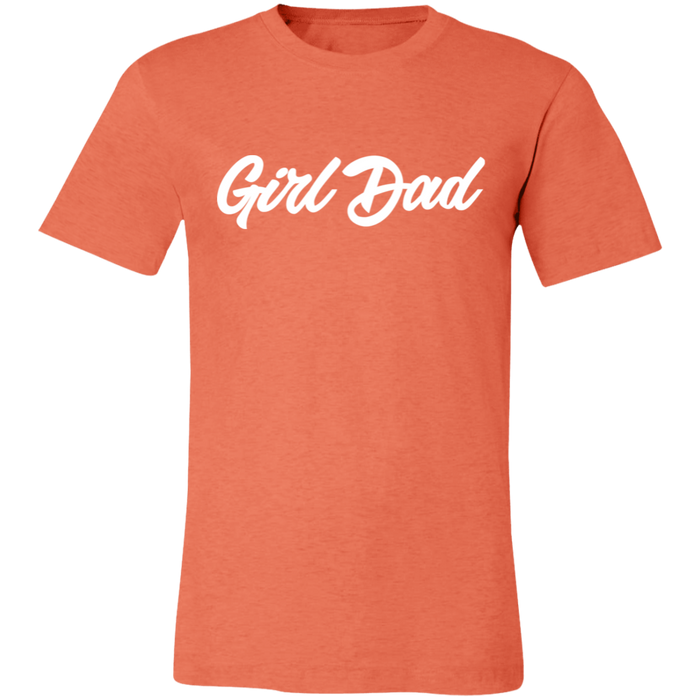 Girl Dad graphic t-shirt in Heather Orange