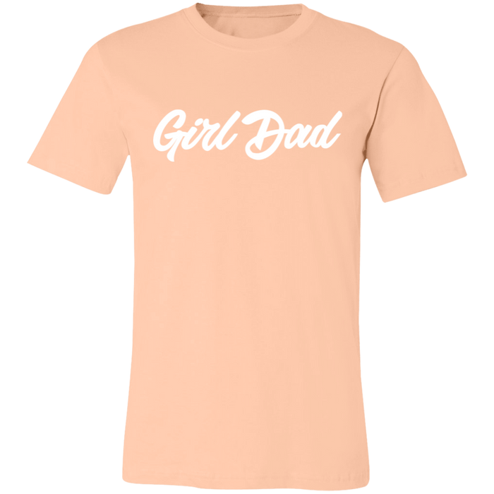 Girl Dad graphic t-shirt in Heather Peach