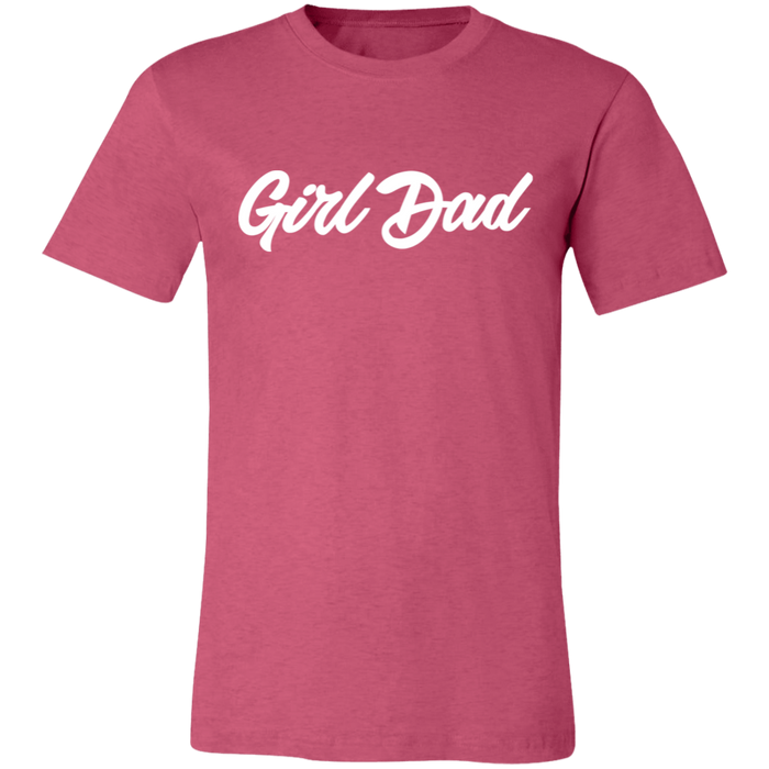 Girl Dad graphic t-shirt in Heather Raspberry