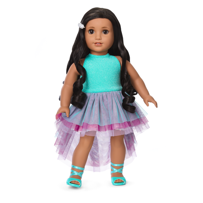Glam Shimmering Ocean Outfit for 18-inch Dolls