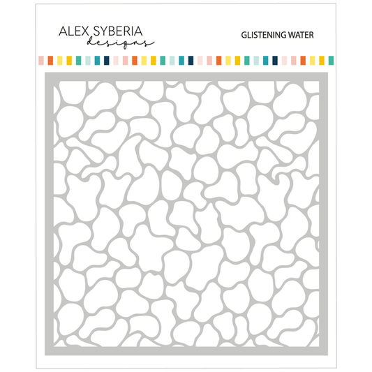 Glistening Water Stencil
