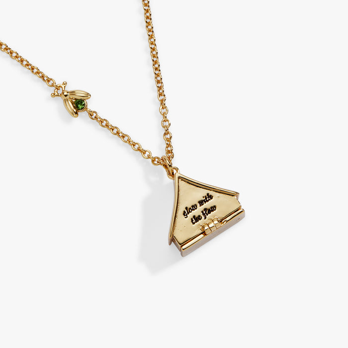 "Glow With The Flow" Camping Tent Necklace