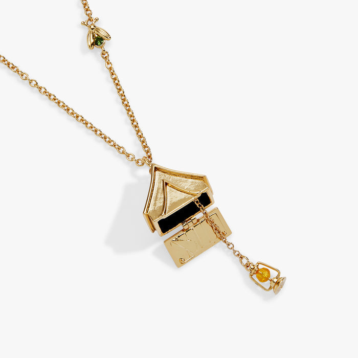 "Glow With The Flow" Camping Tent Necklace