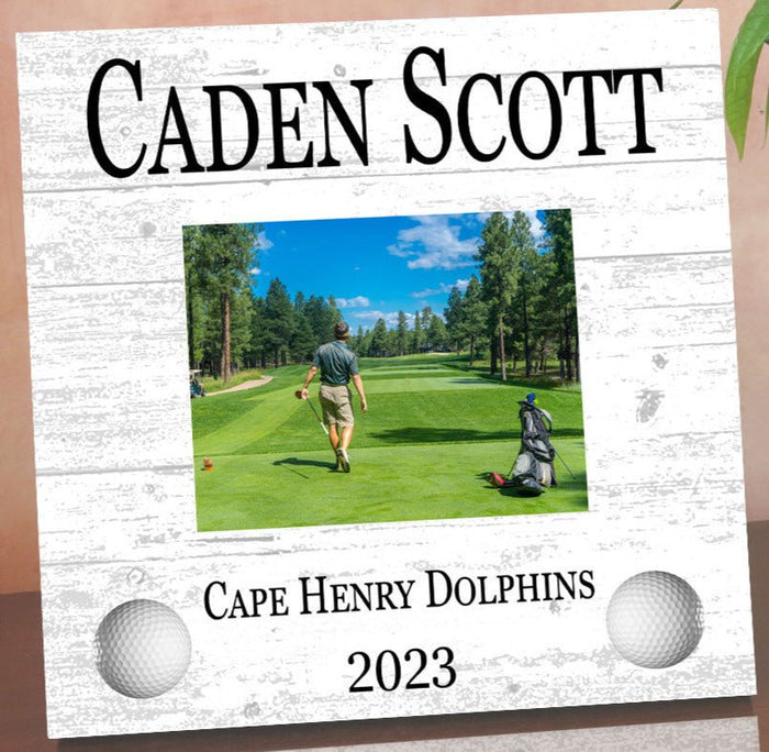 Golf Award Recognition Plaque Season Year End Gift for Player, Coach or MVP - Broad Bay Personalized Gifts Shipped Fast