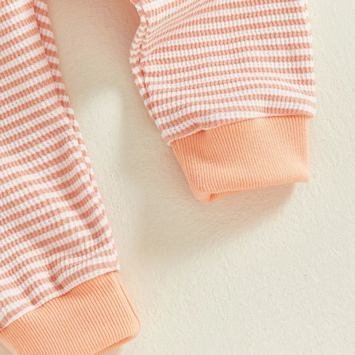 GOOSE Striped Ruffle Outfit