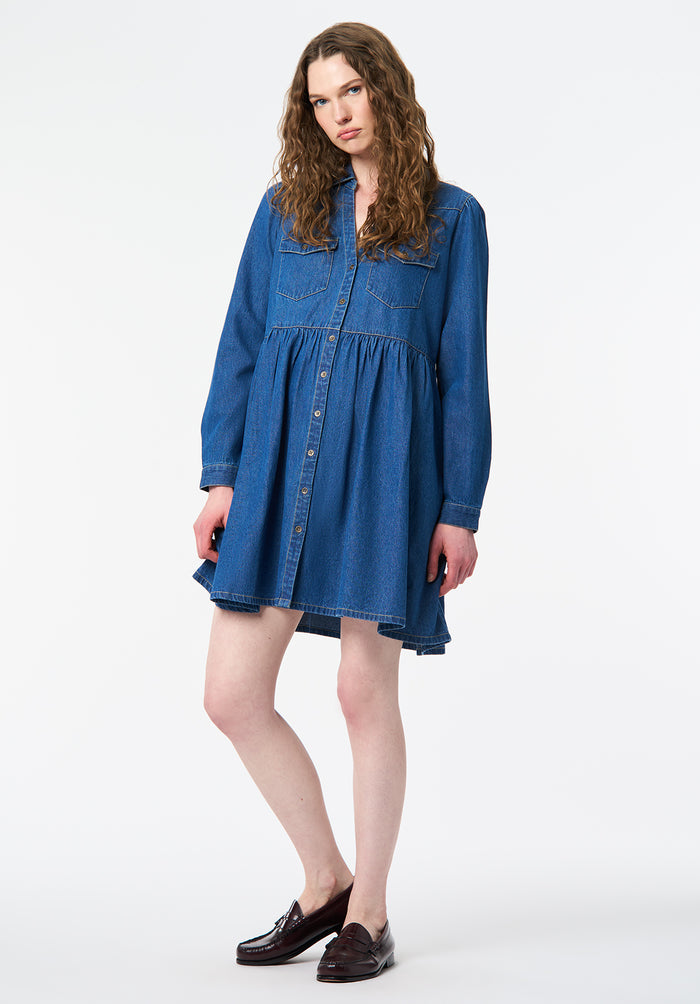 Buffalo Dresses Blue Woven Casual Dresses Shirt Dress Full-Length