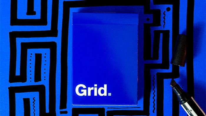 Grid Series 2 - Typographic Playing Cards by US Playing Card Co.