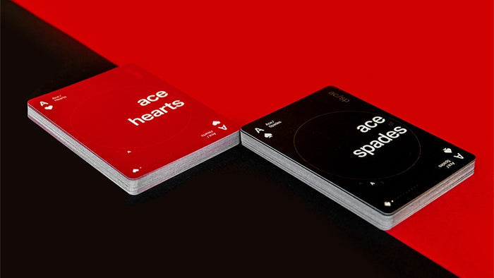 Grid Series 2 - Typographic Playing Cards by US Playing Card Co.