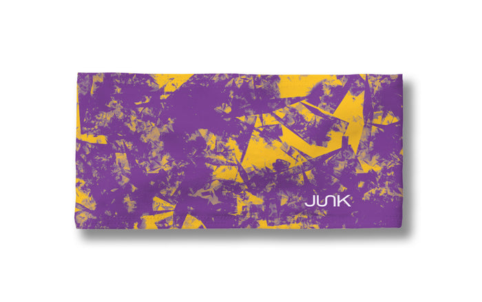 Gridiron Purple Gold Big Bang Lite Headband - View 3