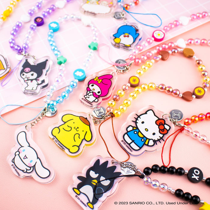 Gudetama Beaded Charm Mobile Phone Wrist Strap Accessory Hamee.com - Hamee US