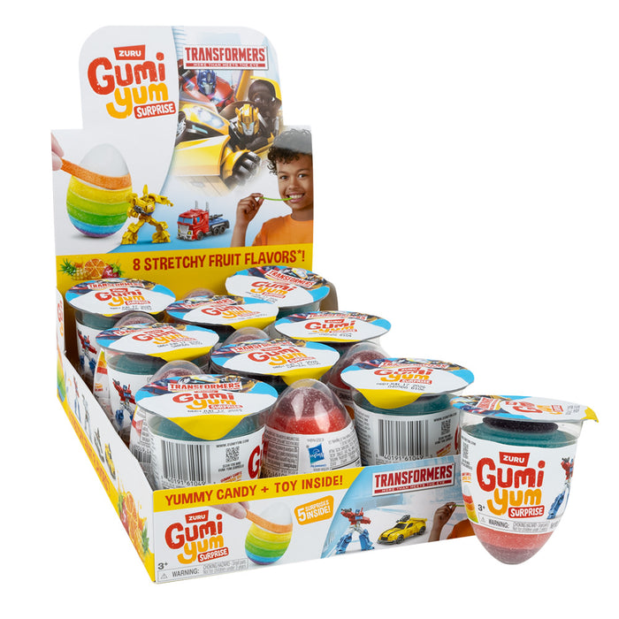 Gumi Yum Transformers Surprise Gummy Candy - 15 Count