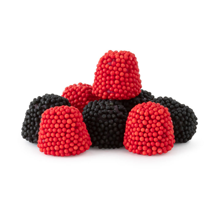 Gummi Raspberries & Blackberries - 10lb