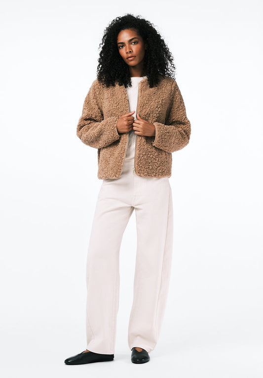 Buffalo Women Jackets Beige Woven Casual Jackets