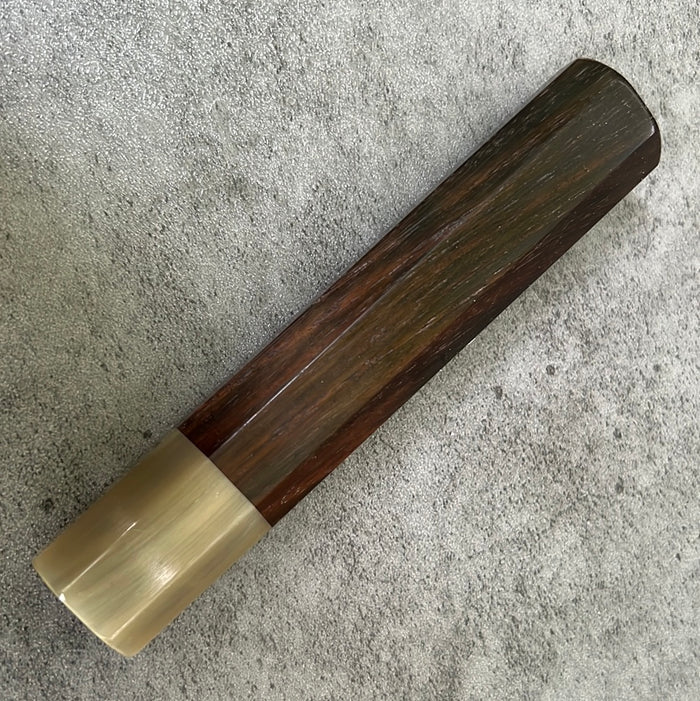 Hanoi Made Custom Japanese Knife handle (wa handle)  for 210mm : Rosewood and horn