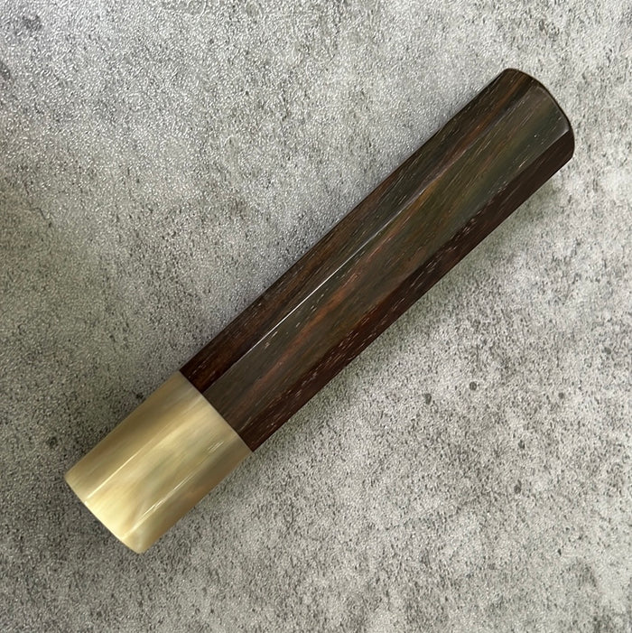 Hanoi Made Custom Japanese Knife handle (wa handle)  for 210mm : Rosewood and horn