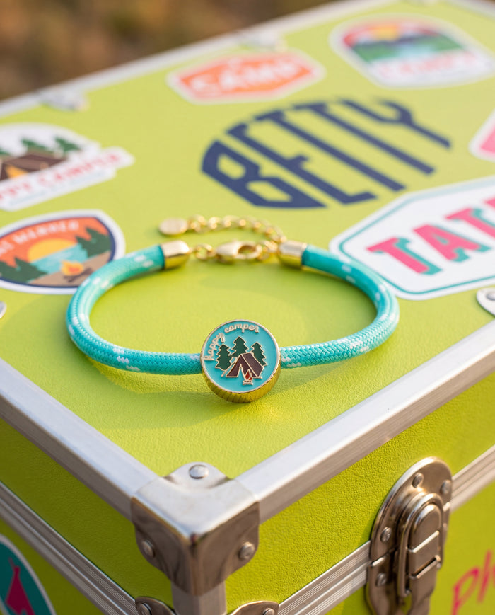 Happy Camper Corded Bracelet