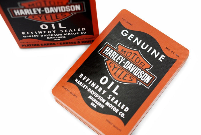 Harley Davidson® Oil Playing Cards by US Playing Card Co.