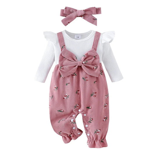 HARLOW Floral Bowtie Jumpsuit