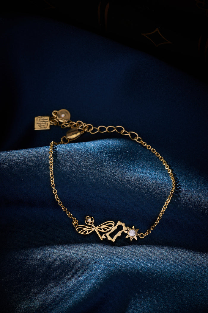 Harry Potter™ Winged Key Cluster Bracelet