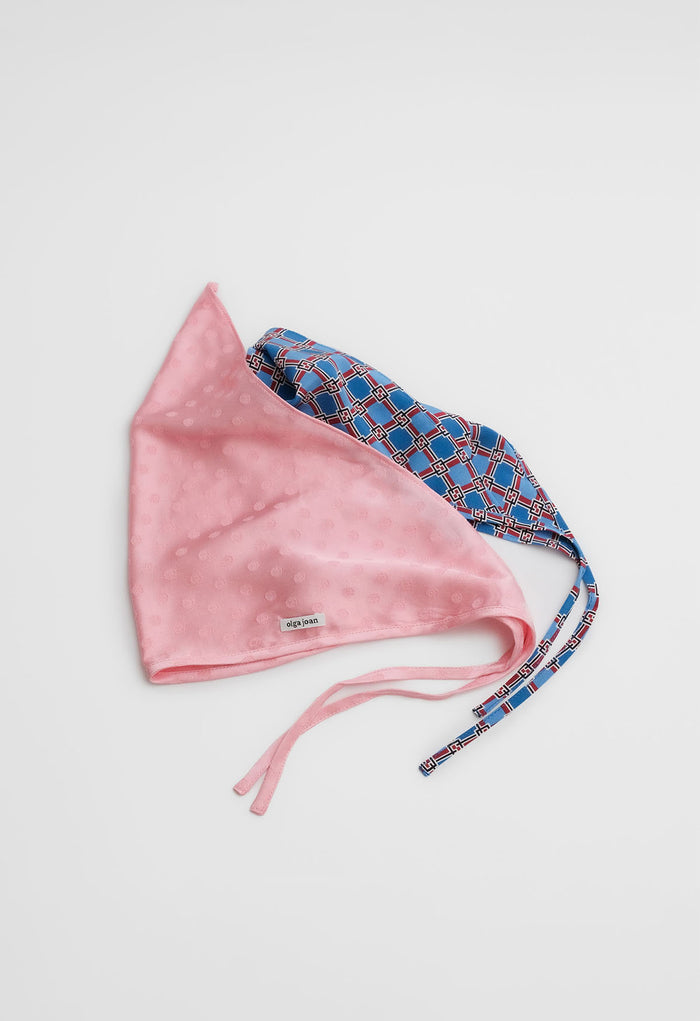 Headscarf Jacquard Rosa