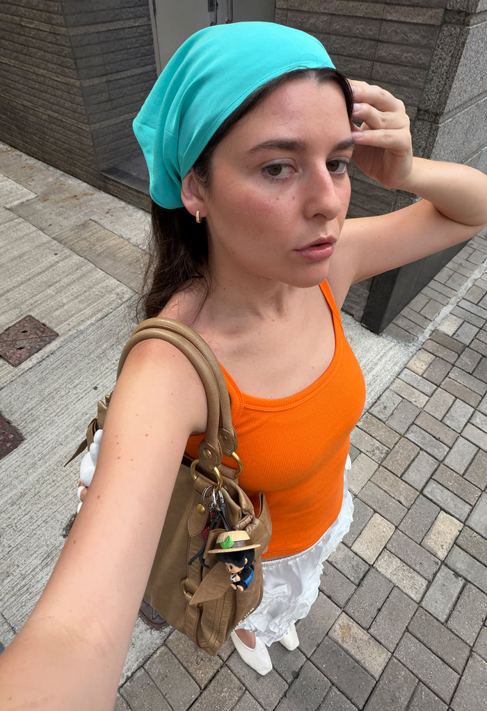 Headscarf Turchese Silk
