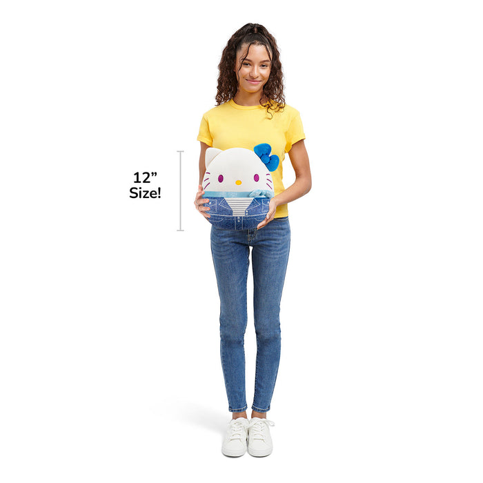 Hello Kitty 12" Squishmallows Plush (Denim) Plush Jazwares