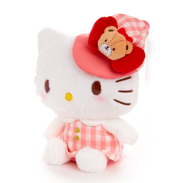 Hello Kitty 8" Plush (Gingham Cap Series) Plush NAKAJIMA CORPORATION