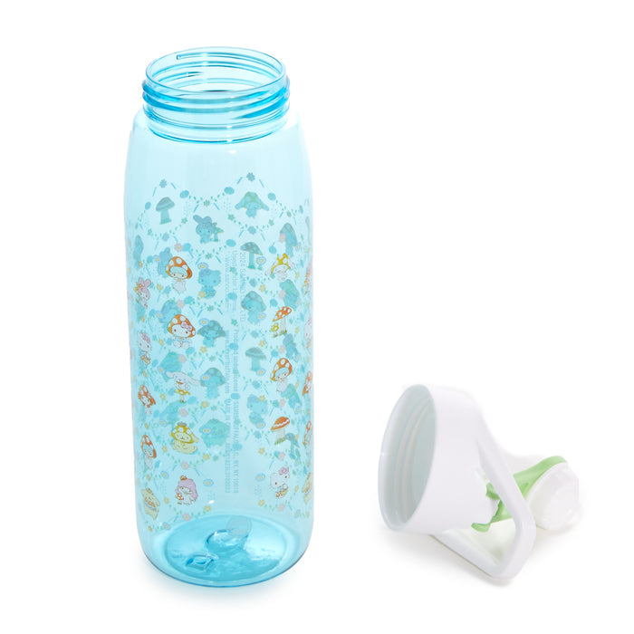 Hello Kitty and Friends Mushrooms Water Bottle Home Goods Silver Buffalo LLC