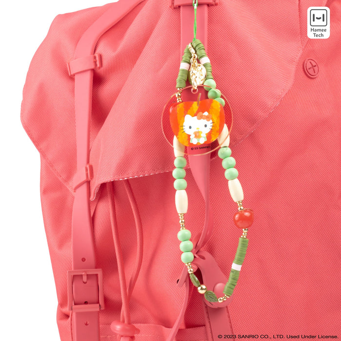 Hello Kitty Apple Beaded Charm Mobile Phone Wrist Strap Accessory Hamee.com - Hamee US