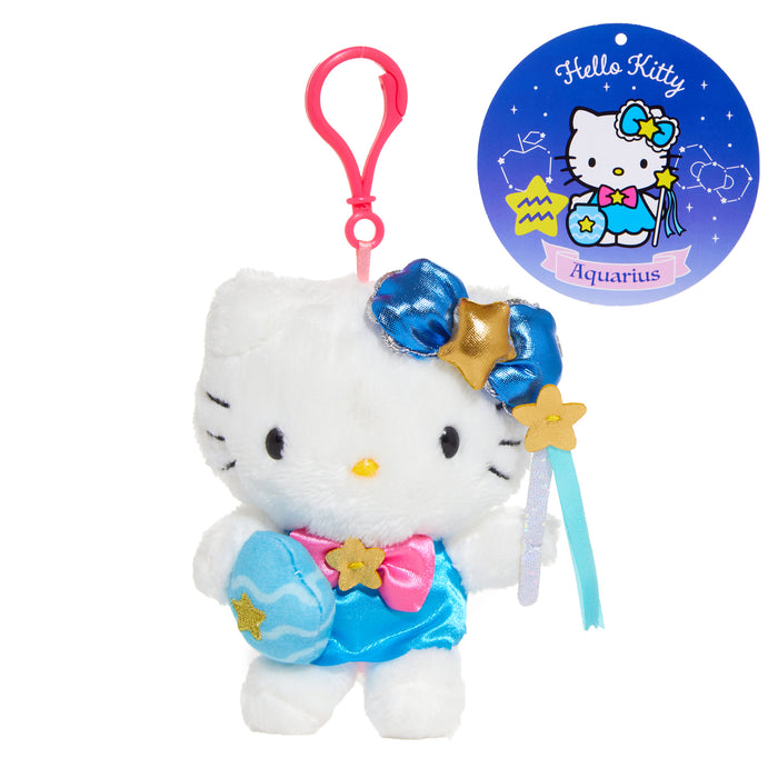 Hello Kitty Aquarius Mascot Clip (Zodiac Series) Accessory NAKAJIMA CORPORATION