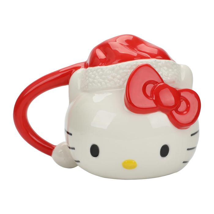 Hello Kitty Holiday Santa Ceramic Mug Seasonal BIOWORLD