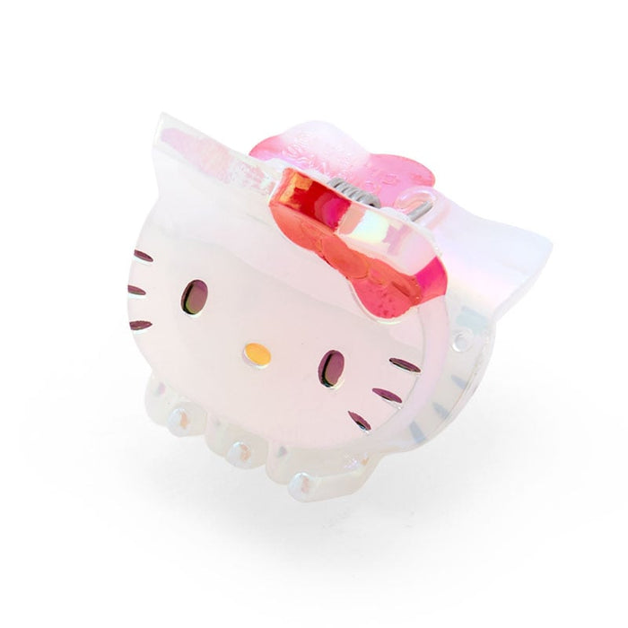 Hello Kitty Iridescent Mini Hair Clips (Set of 4) Accessory Japan Original