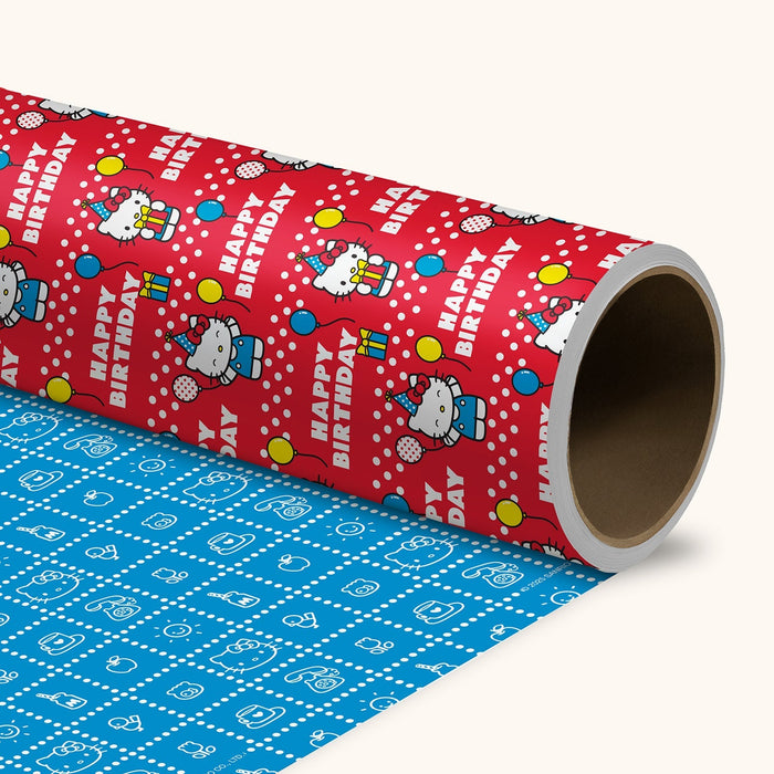 Hello Kitty x Studio Oh! Retro Red Reversible Gift Wrap Gift Wrap Studio Oh!