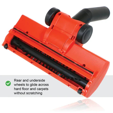 Henry Turbo Head Brush RED Numatic Vacuum Air Turbine Floor Brush Carpet Airo Turbo Head Tool for Henry, Hetty, Numatic Cleaner